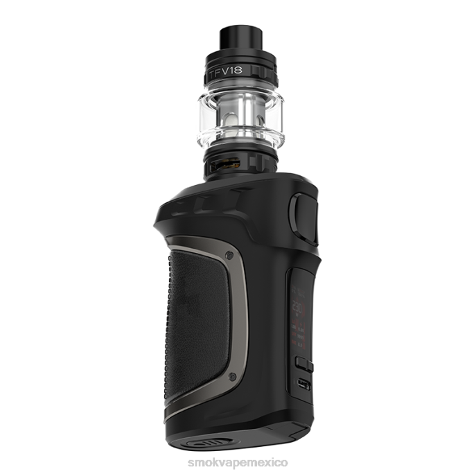 SMOK vape Mexico - cuero negro gun metal SMOK MAG-18 equipo D048F71